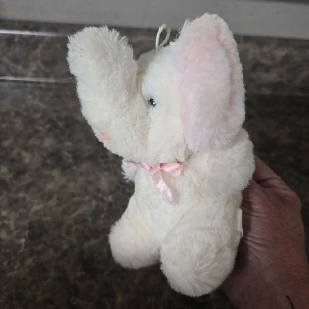 EUC VTG Eden Plush Pink Elephant 7